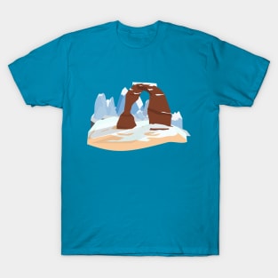ice mountain arch T-Shirt